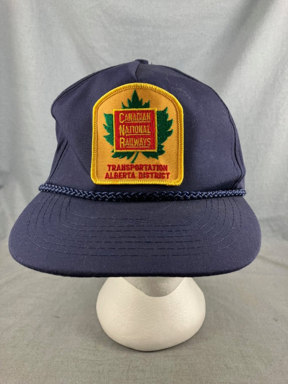 Train Canadian National Railways CNN Alberta Ball Cap Trucker Hat